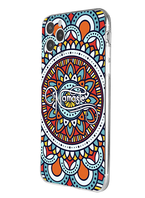Silicone case for Apple iPhone 11 Pro Dubai: Namaste Silicone case for Apple iPhone 11 Pro Dubai: Namaste