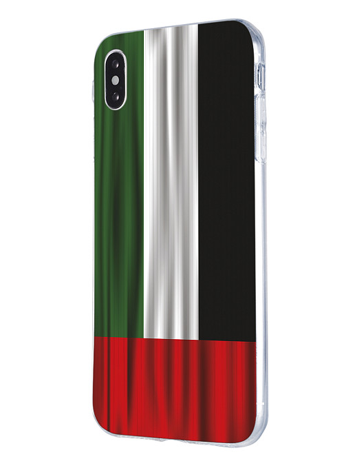 Silicone case for Apple iPhone Xs Max Dubai: UAE flag Silicone case for Apple iPhone Xs Max Dubai: UAE flag