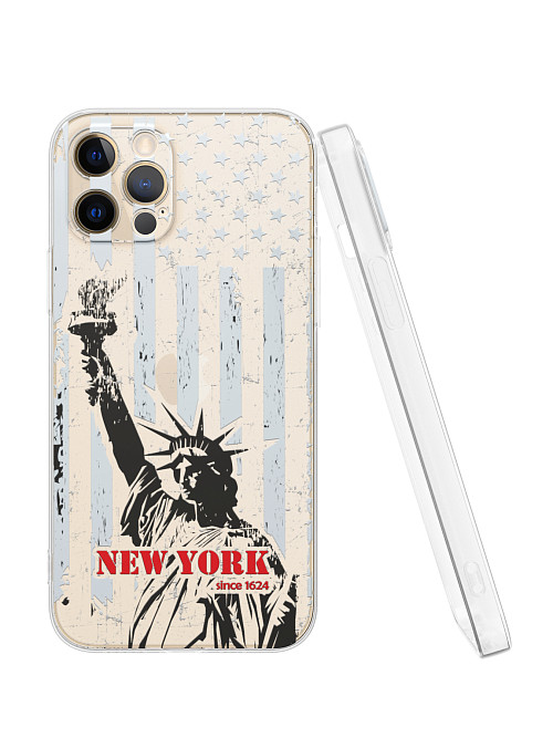 Silicone case for Apple iPhone 12 Pro New York Silicone case for Apple iPhone 12 Pro New York