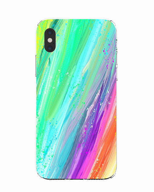 Silicone case for Apple iPhone Xs Max Azure Watercolor Silicone case for Apple iPhone Xs Max Azure Watercolor