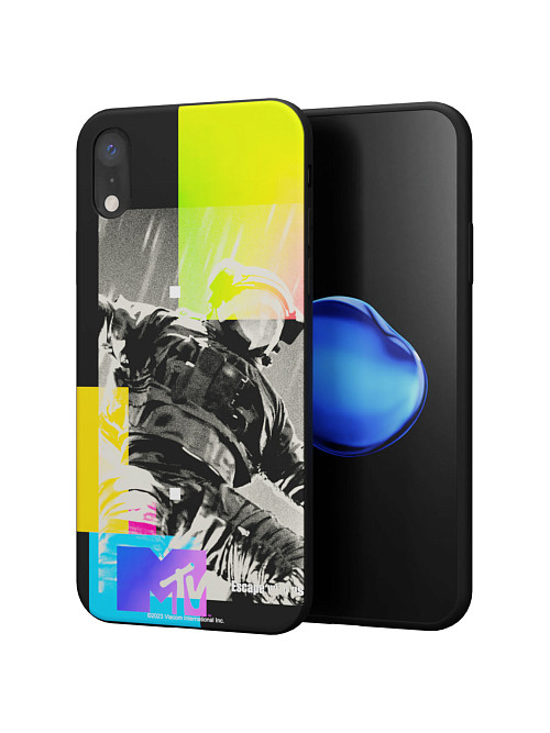 Silicone case for Apple iPhone Xr MTV: Logo Silicone case for Apple iPhone Xr MTV: Logo